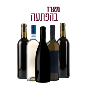 מארז   בהפתעה  5 בקבוקים- קחו סיכון ותנו לנו לבחור לכם יינות !