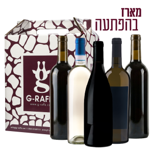 מארז   בהפתעה  5 בקבוקים- קחו סיכון ותנו לנו לבחור לכם יינות !